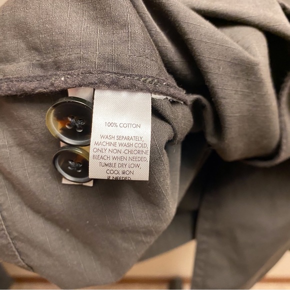 Ann Taylor Loft Dark Khaki Peplum Jacket Size Medium - Picture 7 of 8